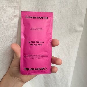 Ceremonia Pink Hair Mask Sachet